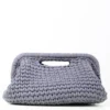 Big Dark Gray Clutch Bag