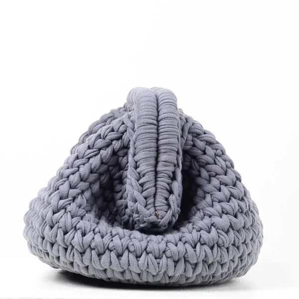 Big Dark Gray Clutch Bag