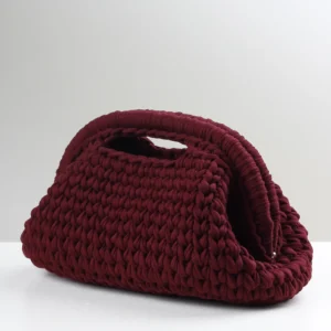 Small Maroon Clutch Bag