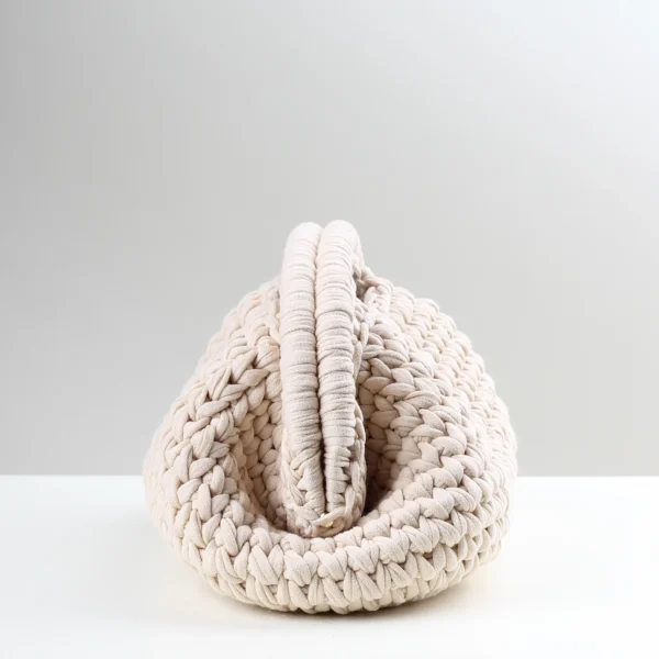 Small Beige Clutch Bag