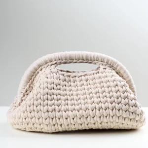 Small Beige Clutch Bag