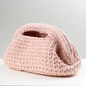 Small Peach Clutch Bag