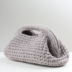 Small Gray Clutch Bag