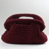 Small Maroon Clutch Bag