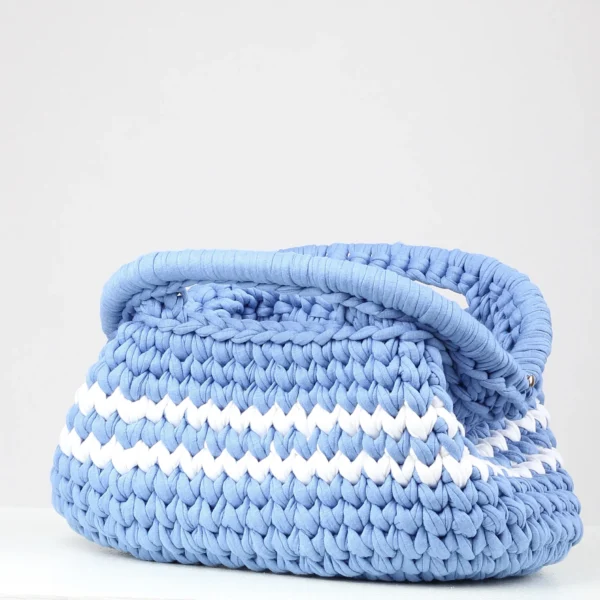 Small Blue Clutch Bag