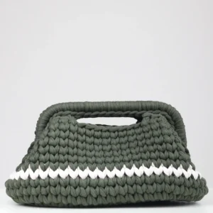 Big Olive Clutch Bag