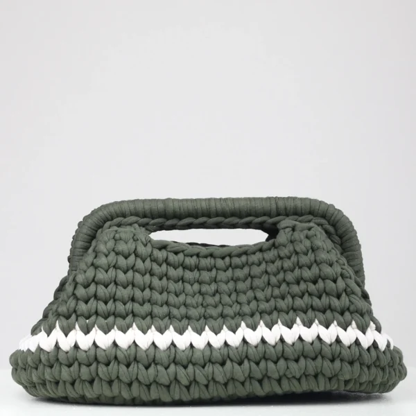 Big Olive Clutch Bag