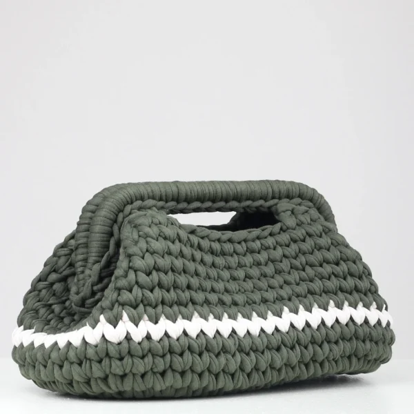 Big Olive Clutch Bag