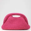 Small Fuscia Clutch Bag