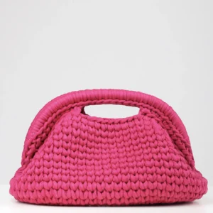 Small Fuscia Clutch Bag