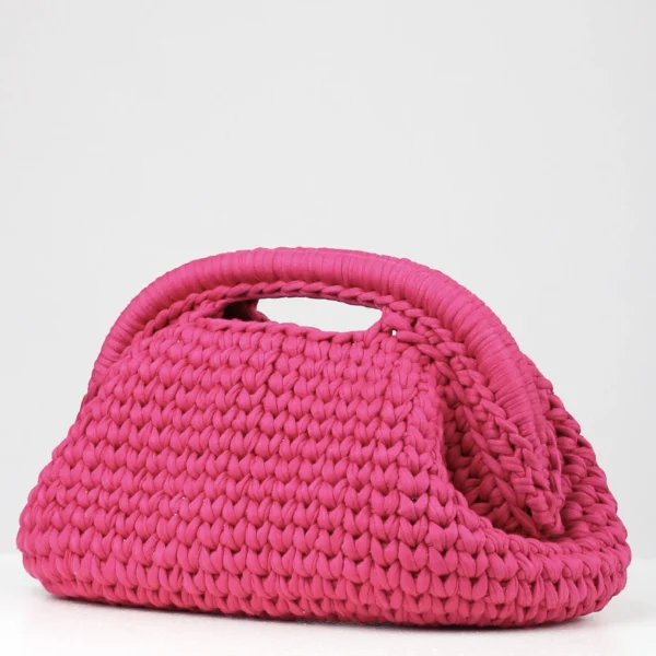 Small Fuscia Clutch Bag