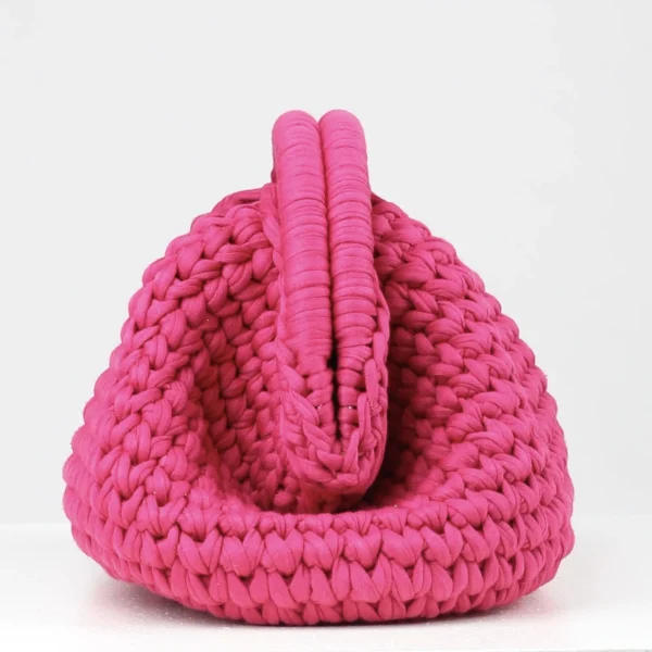 Small Fuscia Clutch Bag