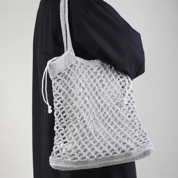 Wave Light Grey Tote