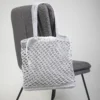 Wave Light Grey Tote