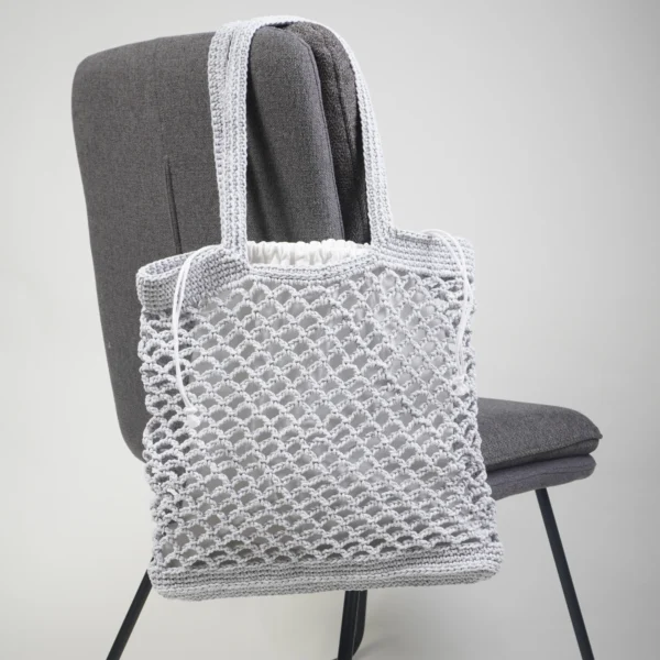Wave Light Grey Tote