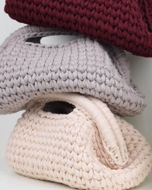 Big Dark Gray Clutch Bag