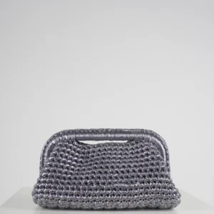 Small Smoke Silver Clutch