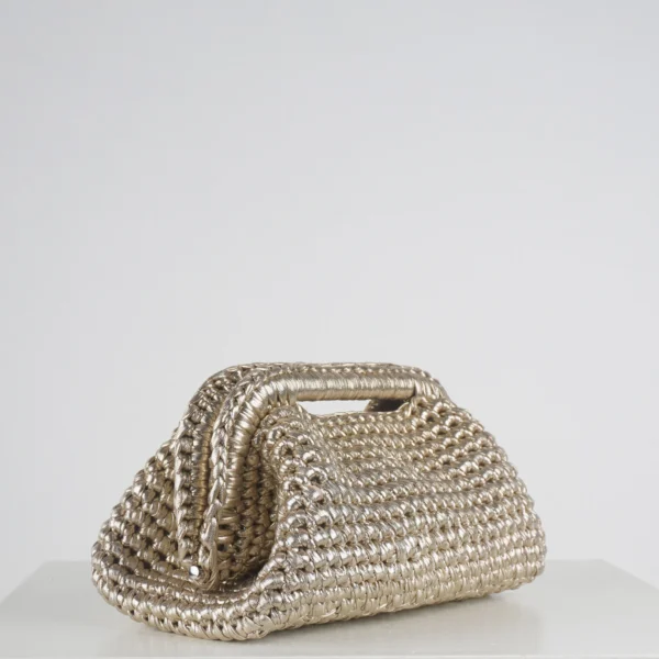 Small Light Gold Clutch