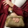 Small Light Gold Clutch