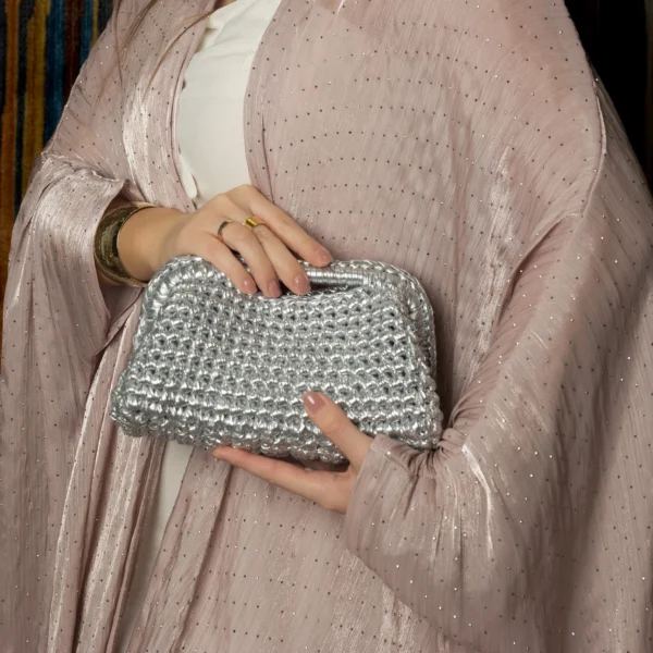 Small Silver Clutch