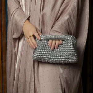 Small Silver Clutch